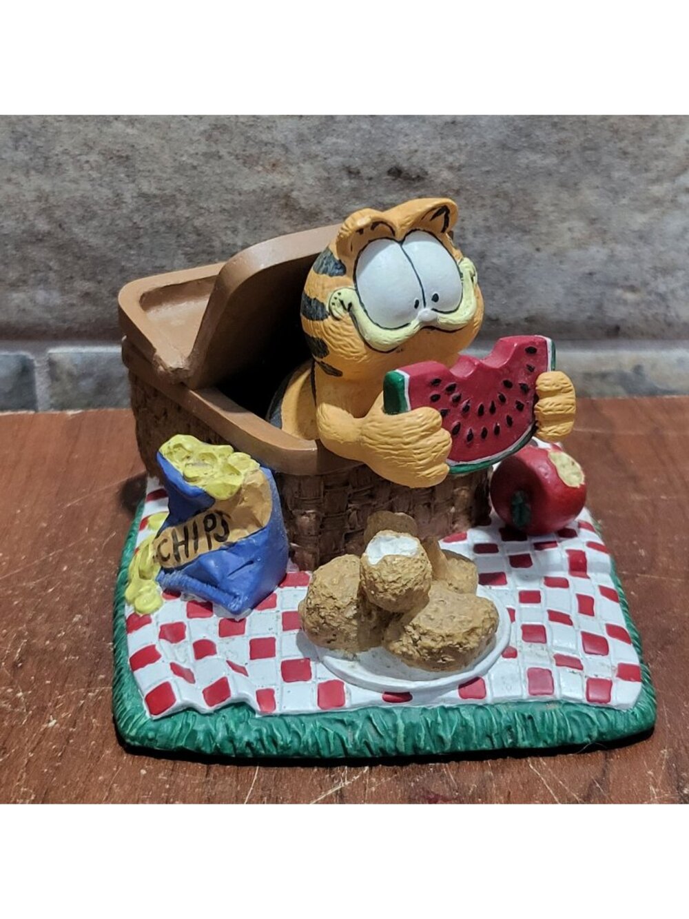 Danbury Mint Garfield The Gourmet Figurine 1993